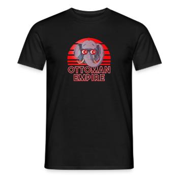 Ottoman Empire - T-shirt homme - noir - Devant - AI Model Male 178 light (178cm)