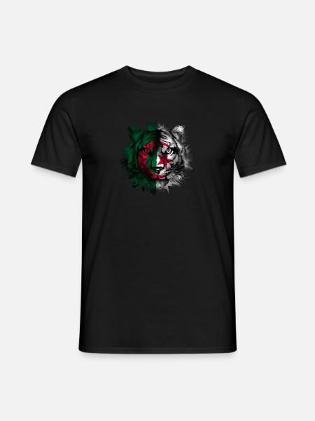 Algerien - Männer T-Shirt - Schwarz
