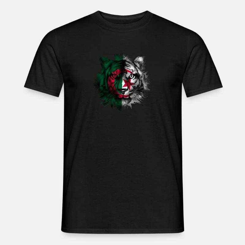 Algerien - Männer T-Shirt - Schwarz