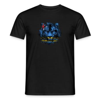 Aruba - Men's T-Shirt - black - Front - AI Model Male 178 light (178cm)