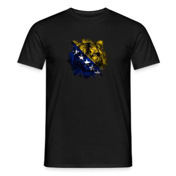 Bosnia and Herzegovina - Men's T-Shirt - black - Front - AI Model Male 178 light (178cm)