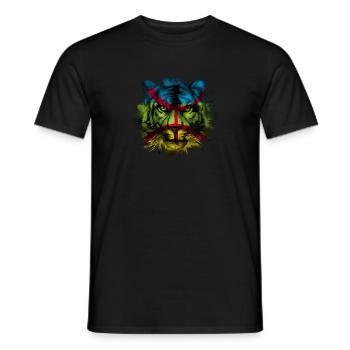 Amazigh - Männer T-Shirt - Schwarz - Vorne - AI Model Male 178 light (178cm)