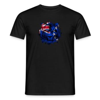Cook Islands - Men's T-Shirt - black - Front - AI Model Male 178 light (178cm)