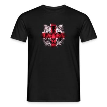 England - Men's T-Shirt - black - Front - AI Model Male 178 light (178cm)