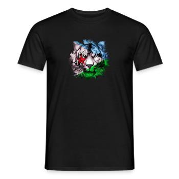 Dschibuti - Männer T-Shirt - Schwarz - Vorne - AI Model Male 178 light (178cm)