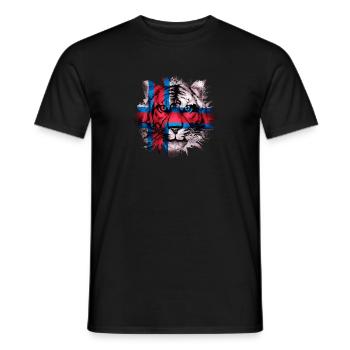 Faroe Islands - Men's T-Shirt - black - Front - AI Model Male 178 light (178cm)
