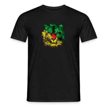 Französisch-Guayana - Männer T-Shirt - Schwarz - Vorne - AI Model Male 178 light (178cm)