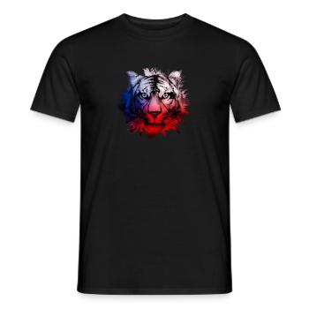 Tschechische Republik - Männer T-Shirt - Schwarz - Vorne - AI Model Male 178 light (178cm)