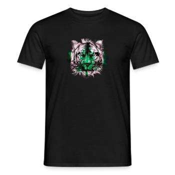 Île Norfolk - T-shirt homme - noir - Devant - AI Model Male 178 light (178cm)