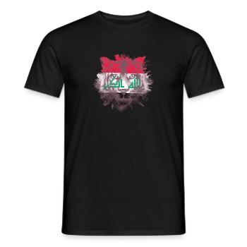 Irak - Männer T-Shirt - Schwarz - Vorne - AI Model Male 178 light (178cm)