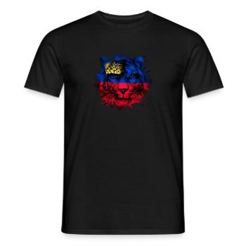 Liechtenstein - Männer T-Shirt - Schwarz - Vorne - AI Model Male 178 light (178cm)