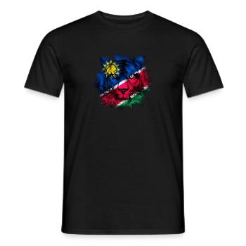 Namibia - Männer T-Shirt - Schwarz - Vorne - AI Model Male 178 light (178cm)