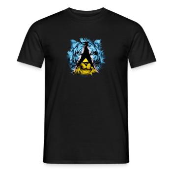 Saint Lucia - Men's T-Shirt - black - Front - AI Model Male 178 light (178cm)
