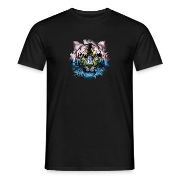 Saint-Marin - T-shirt homme - noir - Devant - AI Model Male 178 light (178cm)