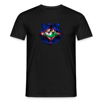 Sint Eustatius - Men's T-Shirt - black - Front - AI Model Male 178 light (178cm)