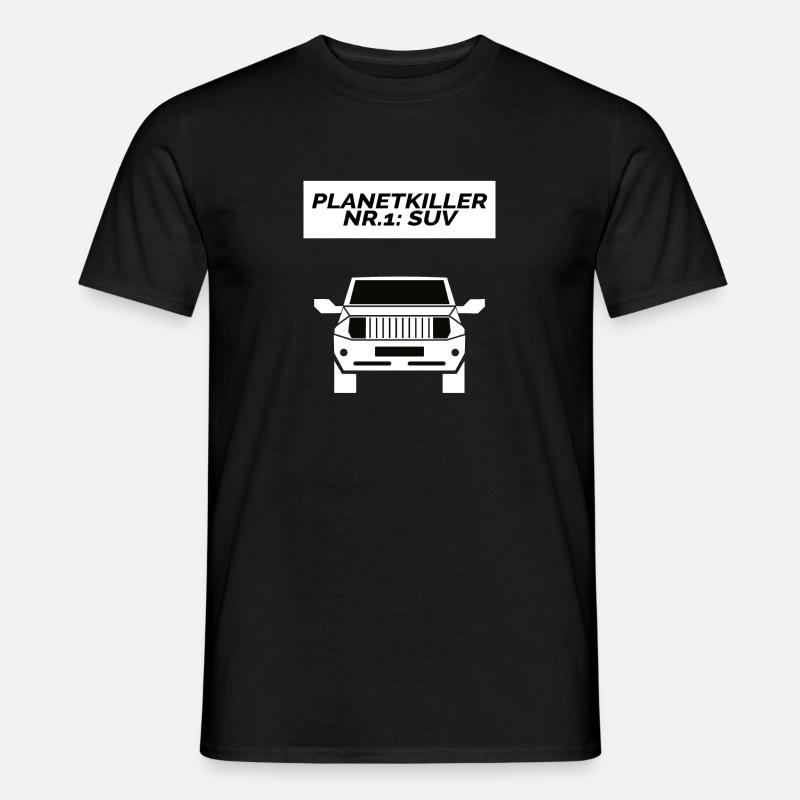 RIP Klima SUV Umweltverschmutzung Demo - Männer T-Shirt - Schwarz