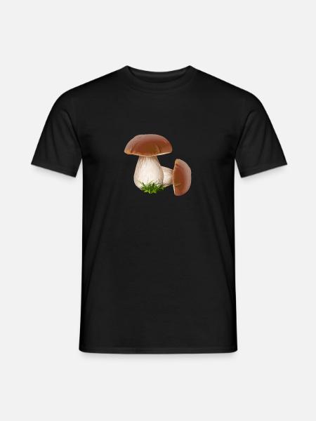 Setas de Porcini Recolectores de setas Recoger setas Setas - Camiseta hombre - negro