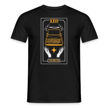 The Writer Romanschriftsteller - Männer T-Shirt - Schwarz - Vorne - AI Model Male 178 light (178cm)