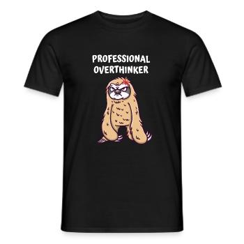 Professioneller Überschneidende lustige Frauen Hum - Männer T-Shirt - Schwarz - Vorne - AI Model Male 178 light (178cm)