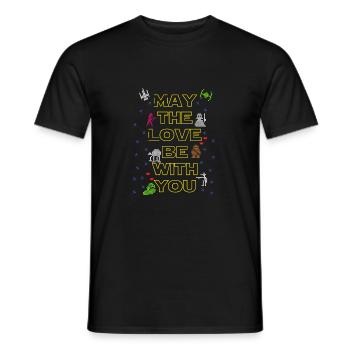 Valentinstag Geschenk - Männer T-Shirt - Schwarz - Vorne - AI Model Male 178 light (178cm)