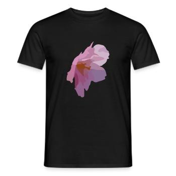 Blüten - Männer T-Shirt - Schwarz - Vorne - AI Model Male 178 light (178cm)