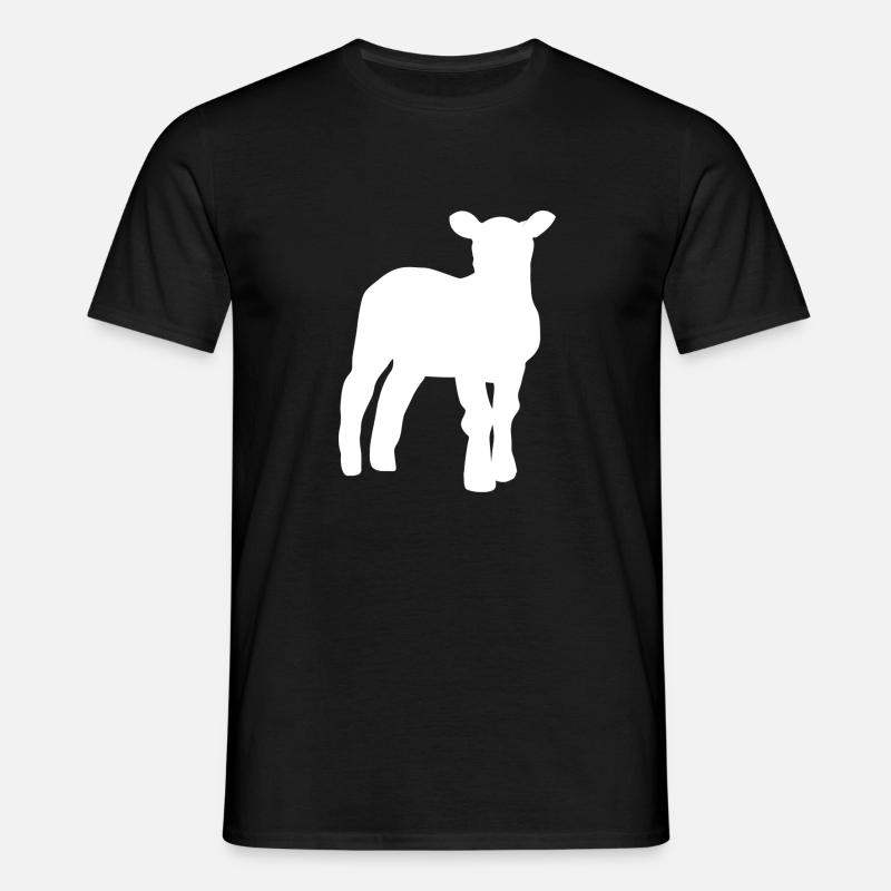 lamb - Men's T-Shirt - black