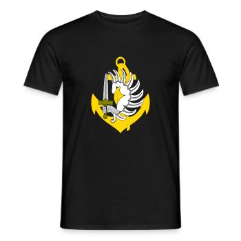 para-marine - T-shirt homme - noir - Devant - AI Model Male 178 light (178cm)