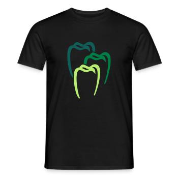 Zahn 4 Zahnarzt Dental Dentist - Männer T-Shirt - Schwarz - Vorne - AI Model Male 178 light (178cm)