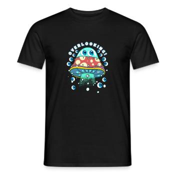OVNI - T-shirt homme - noir - Devant - AI Model Male 178 light (178cm)