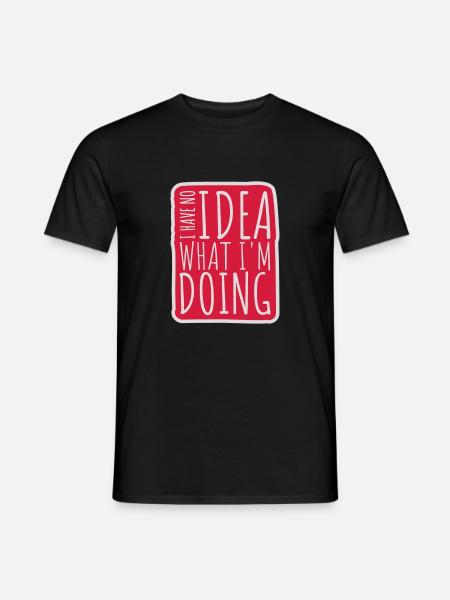 Aucune idée - T-shirt homme - noir