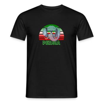 Persia - Men's T-Shirt - black - Front - AI Model Male 178 light (178cm)