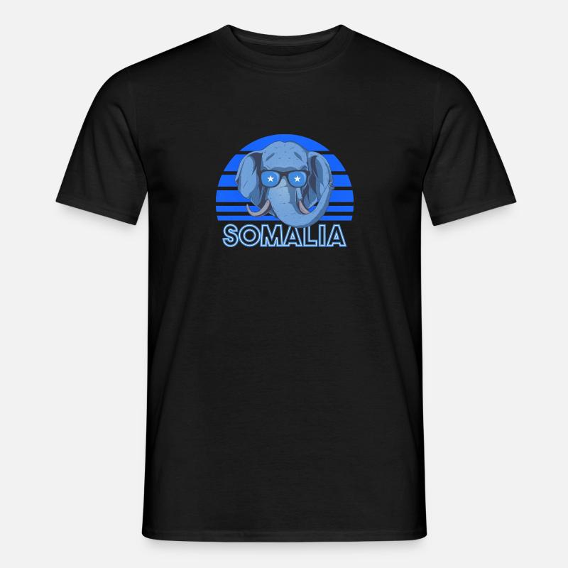 Somalia - Männer T-Shirt - Schwarz