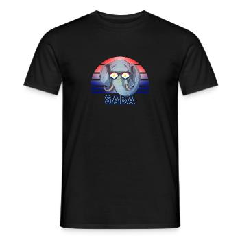 Saba - T-shirt homme - noir - Devant - AI Model Male 178 light (178cm)
