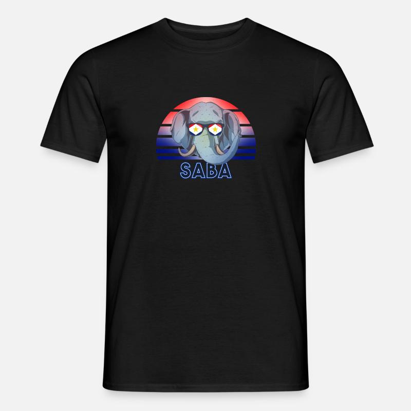 Saba - Männer T-Shirt - Schwarz