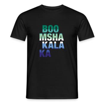 Boomshakalaka Schwul - Männer T-Shirt - Schwarz - Vorne - AI Model Male 178 light (178cm)