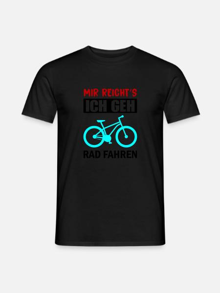 I've had enough cycling - Men's T-Shirt - black