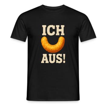 Lustiger Spruch Humor Ich Flip Aus Geschenkidee - Männer T-Shirt - Schwarz - Vorne - AI Model Male 178 light (178cm)