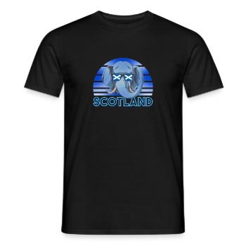 Schottland - Männer T-Shirt - Schwarz - Vorne - AI Model Male 178 light (178cm)