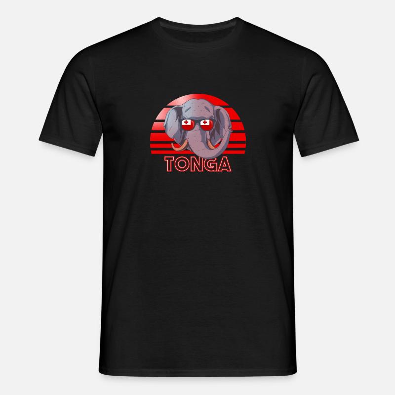Tonga - Männer T-Shirt - Schwarz