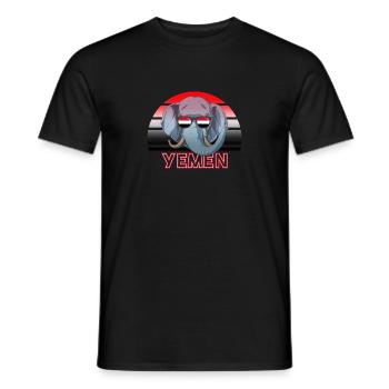 Jemen - Männer T-Shirt - Schwarz - Vorne - AI Model Male 178 light (178cm)