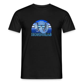 Honduras - Männer T-Shirt - Schwarz - Vorne - AI Model Male 178 light (178cm)