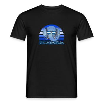 Nicaragua - Men's T-Shirt - black - Front - AI Model Male 178 light (178cm)