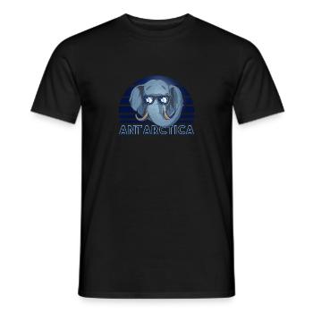 Antarktis - Männer T-Shirt - Schwarz - Vorne - AI Model Male 178 light (178cm)