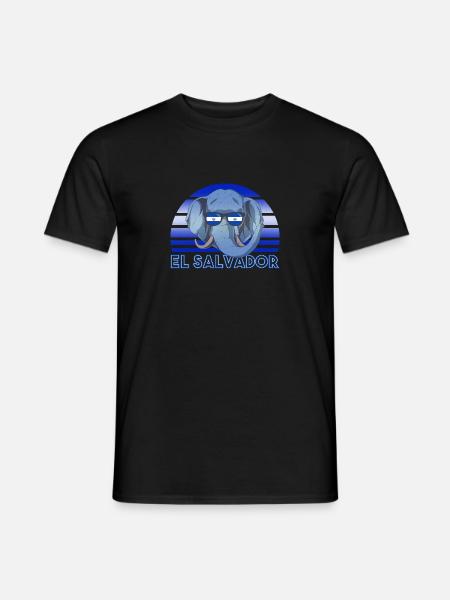 El Salvador - Men's T-Shirt - black