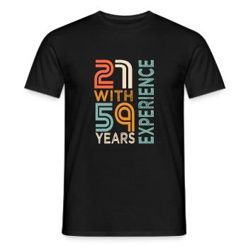 Geschenk zum 80-jährigen Jubiläum 80 Jahre - Männer T-Shirt - Schwarz - Vorne - AI Model Male 178 light (178cm)