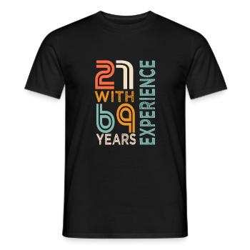 90th Birthday Gift 90th Anniversary - Men's T-Shirt - black - Front - AI Model Male 178 light (178cm)