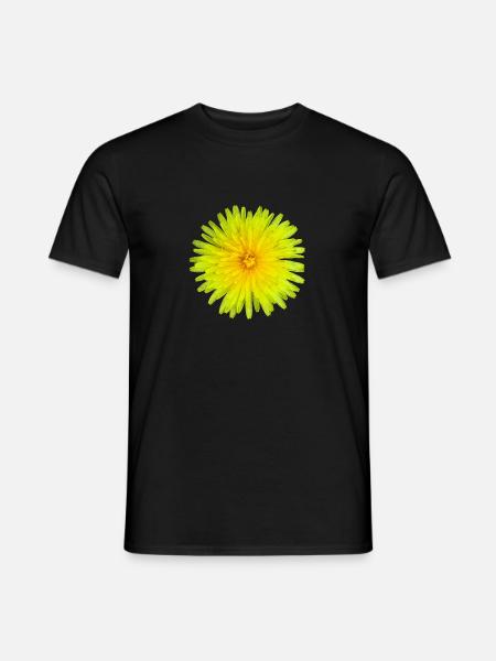 Dandelion summer flower gift - Men's T-Shirt - black