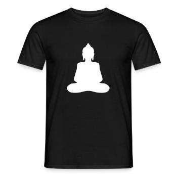 Bouddha - T-shirt homme - noir - Devant - AI Model Male 178 light (178cm)