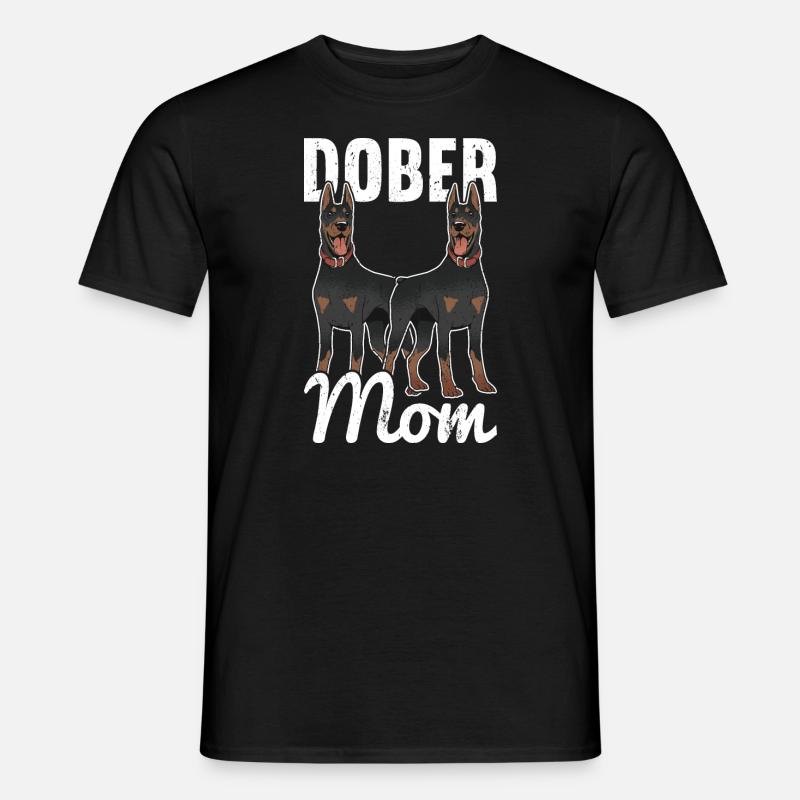 Dobermann Hund Dobermann - Männer T-Shirt - Schwarz