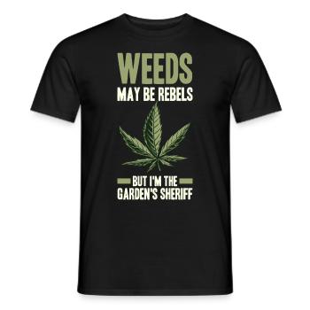 Gartenbau - Männer T-Shirt - Schwarz - Vorne - AI Model Male 178 light (178cm)